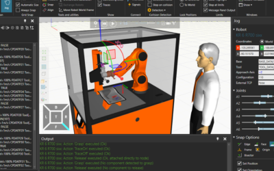 endustriyel robot Simülasyon